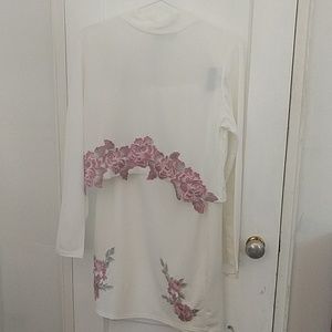 Boohoo Floral Crop top and skirt set
